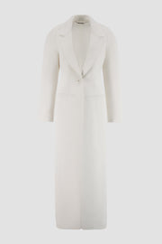 Bonded Crepe Hourglass Coat