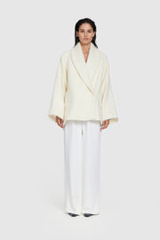 Mohair Cocoon Coat