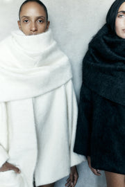 Mohair Cocoon Coat